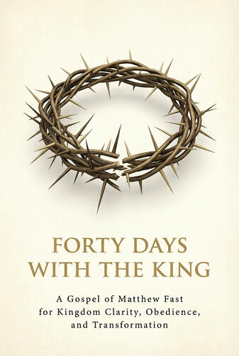 What could happen if you set apart forty days to seek the King? Forty Days with the King is a guided fasting devotional through the Gospel of Matthew designed to move believers beyond routine reading into intentional spiritual alignment. Through structure